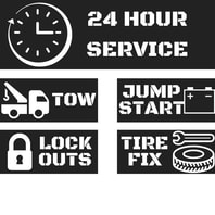 Service Template jump start, lock outs, tire fix, 24 hour service